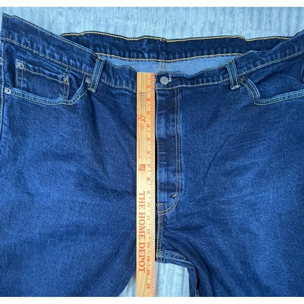 Levi's Jeans Men's 48W(Fits 46x29) 550 Relaxed Fit Medium Wash Denim Comfortable